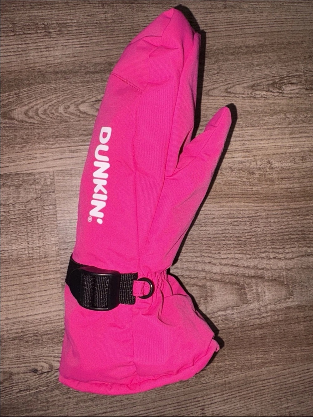 Official Dunkin' Donuts 2026 Pink Iced Coffee Mitten Glove Merch- Rare- M/L Size